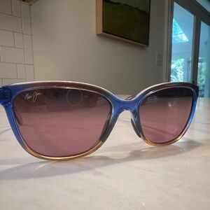 Maui Jim Blue and Pink Sunglasses